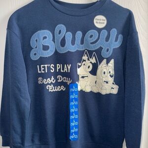 Bluey Kids Sweatshirt - Navy